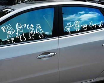 Lovely Figures Wall Decal Car Sticker Modern Vinyl Wall Decals Lovely Figures Wall Decal Car Sticker Modern Vinyl Wall Decals